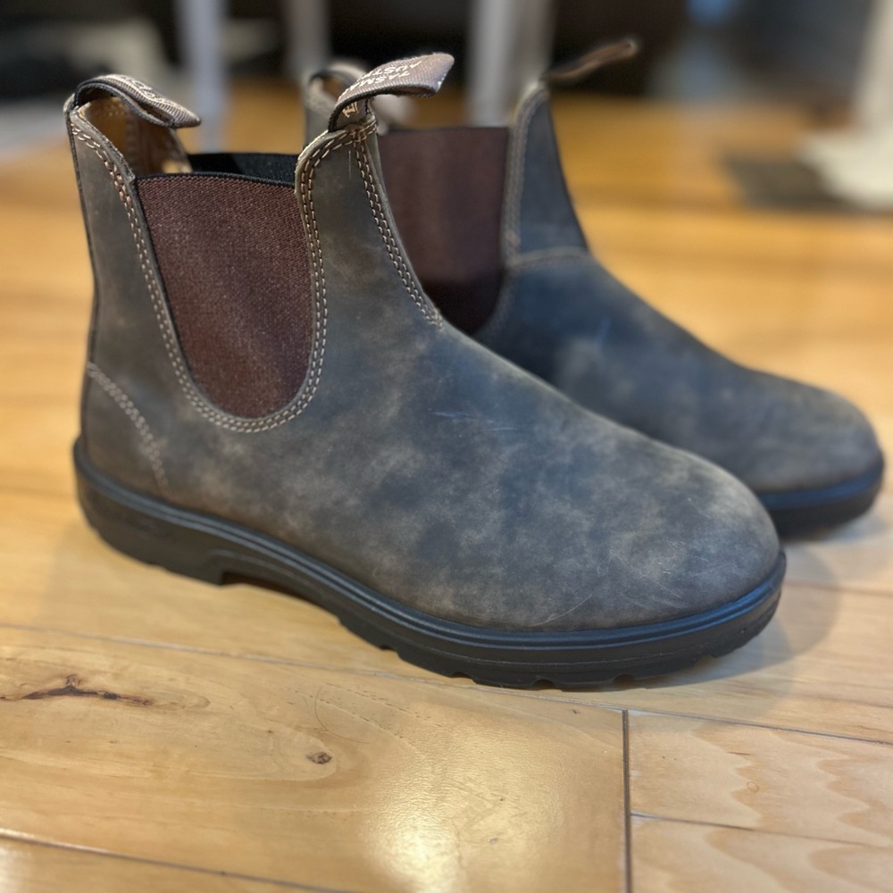 Blundstone Men's CLASSIC  Brown Leather Chelsea Boots - Picture 8 of 15